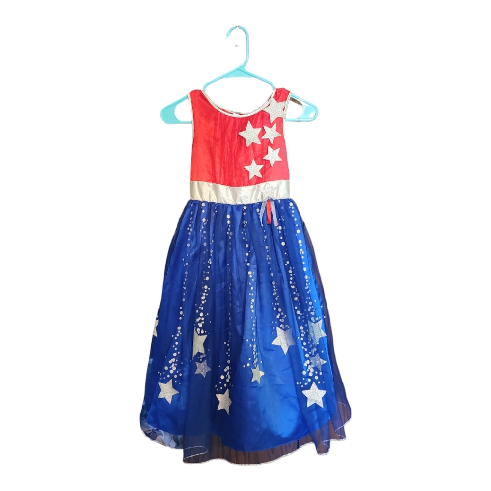 Authentic Kids 4th of July dress, Size M/5-6